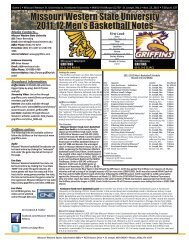 Download PDF - Missouri Western State University Athletics
