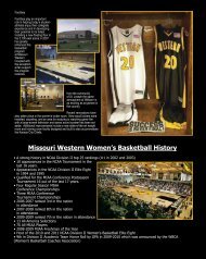 Click on image to view foldout - Missouri Western State University ...