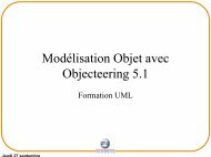 Cours sur l'utilisation d'objecterring et résultats des études de cas