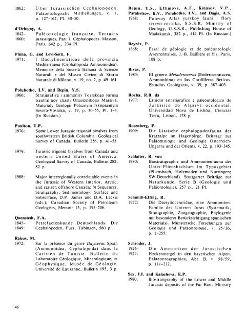 PLIENSBACHIAN (LOWER JURASSIC) BIOSTRATIGRAPHY AND ...