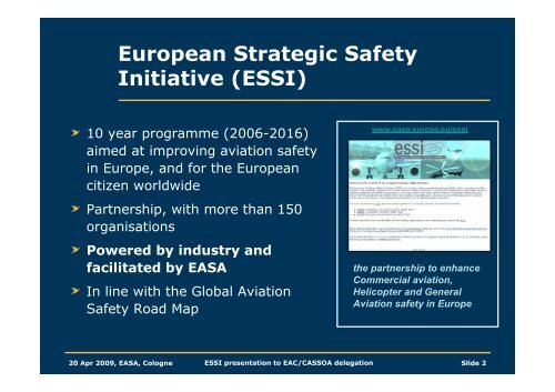 Presentation - European Aviation Safety Agency - Europa