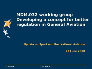 MDM.032 - European Aviation Safety Agency - Europa