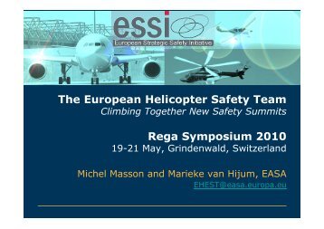 Presentation - European Aviation Safety Agency - Europa