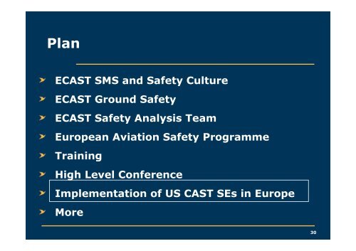 Presentation - European Aviation Safety Agency - Europa