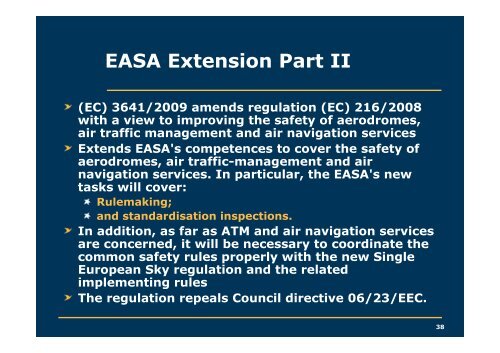 Presentation - European Aviation Safety Agency - Europa