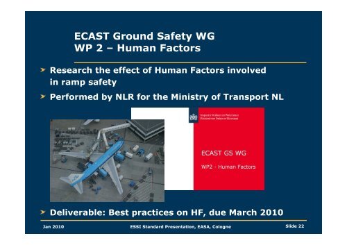 ESSI Standard Presentation 2010 - European Aviation Safety ...