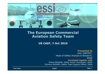 ECAST for US CAST 7 Oct 2010 v2 - European Aviation Safety ...