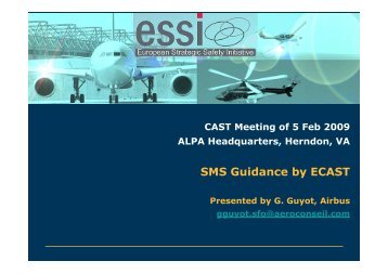 Presentation - European Aviation Safety Agency - Europa