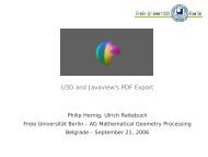 U3D and Javaview's PDF Export - Mathematical Geometry ...