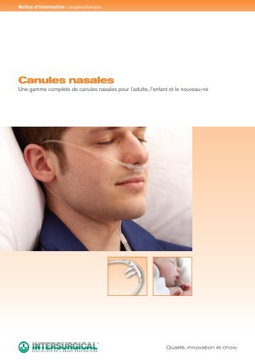 Canules nasales - Intersurgical