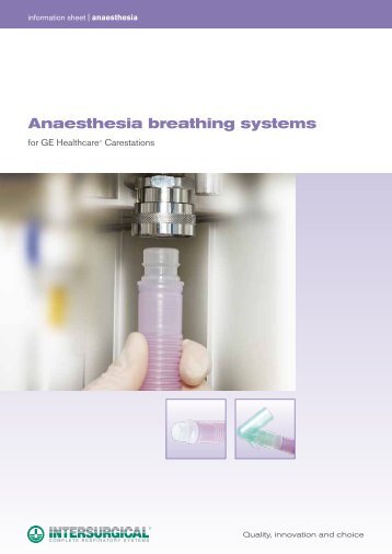 Anaesthesia breathing systems - Intersurgical