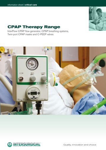 CPAP Therapy Range - Intersurgical