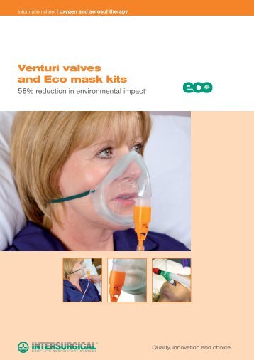 Venturi valves and Eco mask kits - Intersurgical