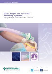 Silver Knight anti-microbial breathing systems - Intersurgical