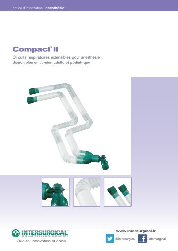 Présentation du circuit extensible Compact® II - Intersurgical