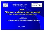 Obor L Příprava, realizace a provoz staveb