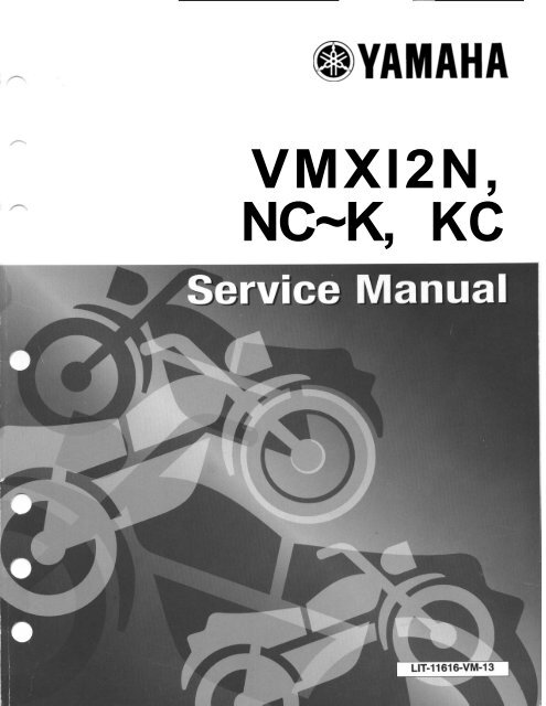 Yamaha 1985 VMX12N VMX12NC Parts List Catalog Motorcycle Manual on CD 