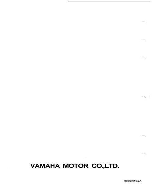 VMX12 Service Manual - V-Max Outlaw