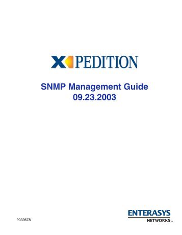 SNMP Management Guide.book