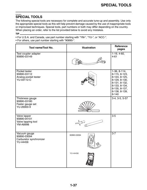 Service Manual - my V-Max Site!