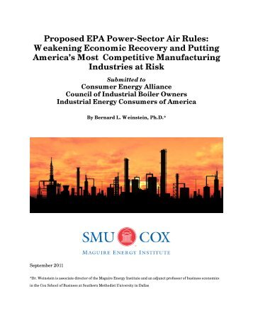 Proposed EPA Power-Sector Air Rules - Southern Methodist University