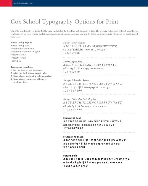 brand graphics guidelines for print and electronic media - Southern ...