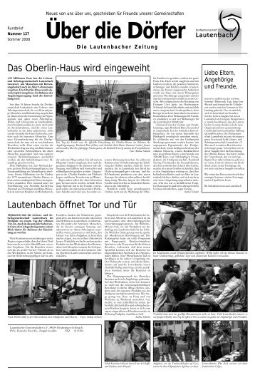 (Sommer 2008) - 355 kb PDF - Lebens- und Arbeitsgemeinschaften ...