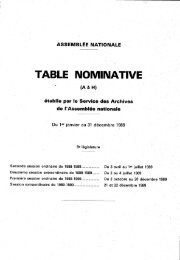 1989 (A à H) - Archives de l'Assemblée nationale