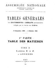 E à z - Archives de l'Assemblée nationale