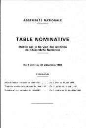 1986 - Archives de l'Assemblée nationale