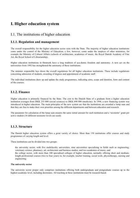 NARIC guide on Higher Education Systems in the European Union