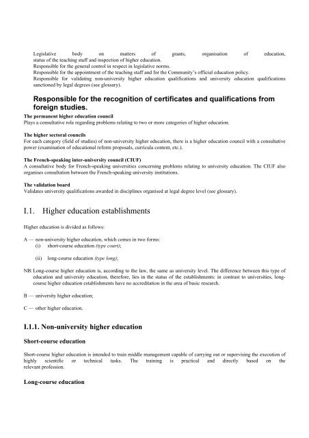 NARIC guide on Higher Education Systems in the European Union