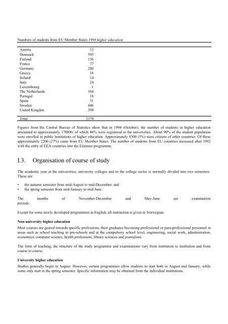 NARIC guide on Higher Education Systems in the European Union