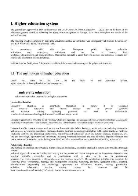 NARIC guide on Higher Education Systems in the European Union