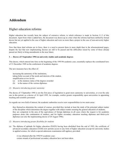 NARIC guide on Higher Education Systems in the European Union