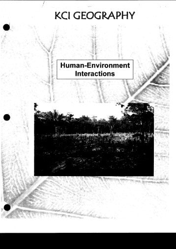 Human Environment Interactions Unit.pdf - Kitchener-Waterloo ...