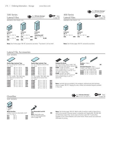 264 | Ordering Information - Plano Office Supply