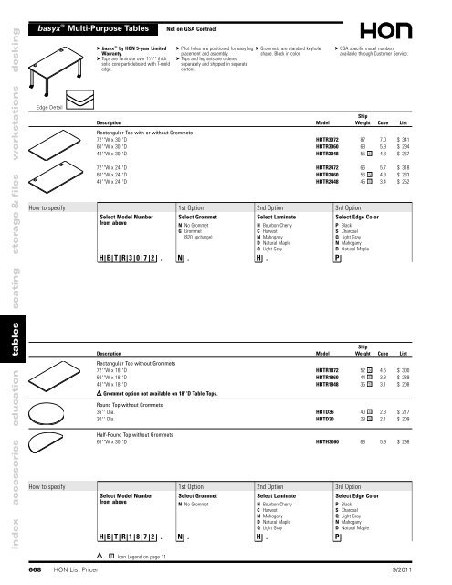 Table - Plano Office Supply