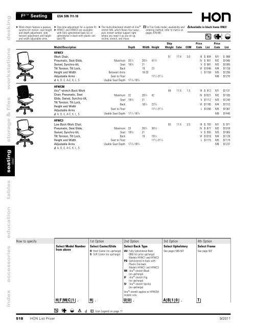 Seating - Plano Office Supply