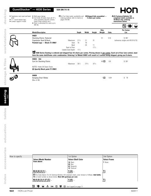 Seating - Plano Office Supply