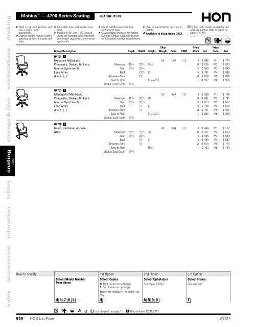 Seating - Plano Office Supply