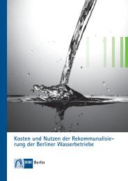 Gutachtens - Berliner Wassertisch