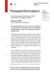 futurasol GmbH - Sparkassenverband Bayern