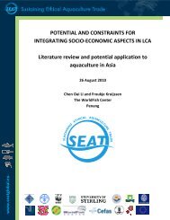 D5.6 Potential and constraints for integrating socio ... - SEAT Global