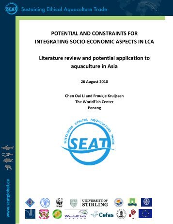 D5.6 Potential and constraints for integrating socio ... - SEAT Global