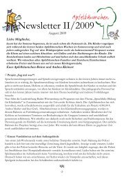 Newsletter 2006 / 1 - Apfelbäumchen Nußloch