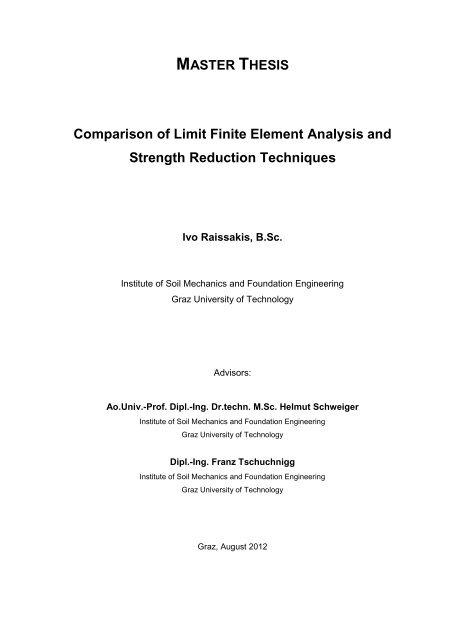 master thesis university