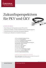Zukunftsperspektiven für PKV und GKV - AnyCare GmbH