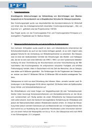 Bericht als PDF-Dokument - PFI Germany Start