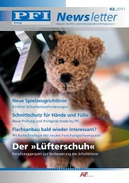 Newsletter - PFI Germany Start